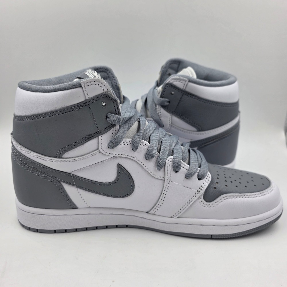 Nike Air Jordan 1 Retro High OG Stealth White Grey 555088-037 Mens Size 8 - Picture 6 of 10